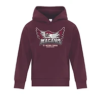 MTCS ATCY2500 – EVERYDAY FLEECE HOODED YOUTH SWEATSHIRT (Maroon)