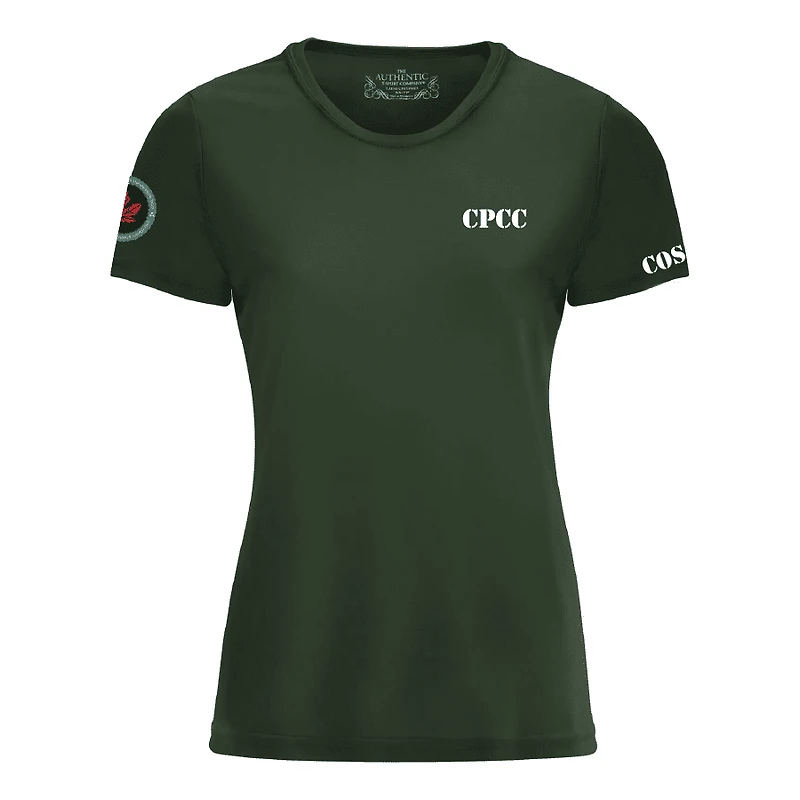 CPCC L350 PRO TEAM SHORT SLEEVE LADIES’ TEE (FOREST GREEN)