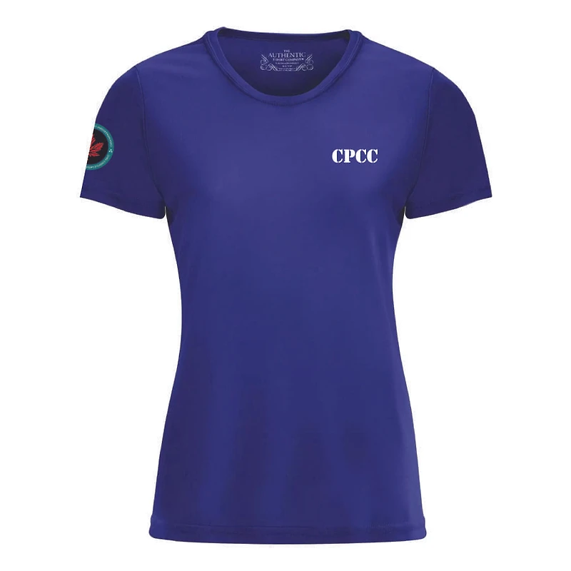 CPCC L350 PRO TEAM SHORT SLEEVE LADIES’ TEE (TRUE ROYAL)