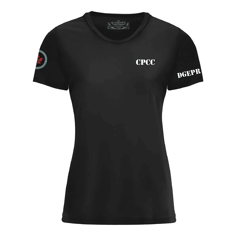 CPCC L350 PRO TEAM SHORT SLEEVE LADIES’ TEE (BLACK)