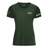 CPCC L350 PRO TEAM SHORT SLEEVE LADIES’ TEE (FOREST GREEN)