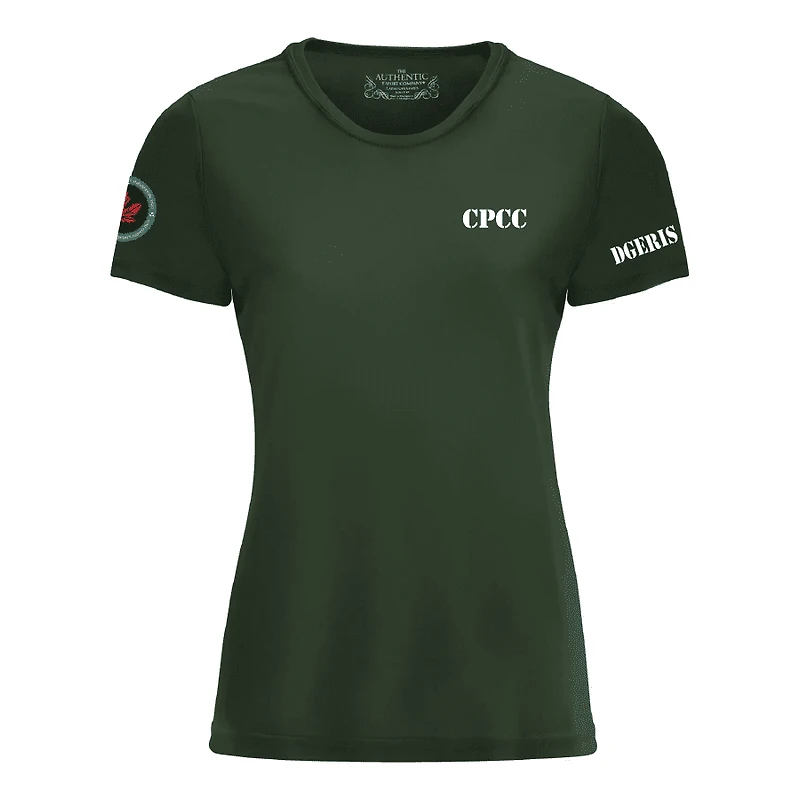 CPCC L350 PRO TEAM SHORT SLEEVE LADIES’ TEE (FOREST GREEN)