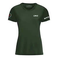 CPCC L350 PRO TEAM SHORT SLEEVE LADIES’ TEE (FOREST GREEN)