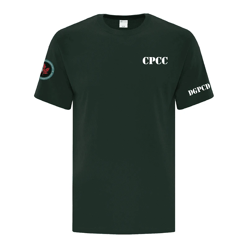 CPCC ATC1000 UNISEX ADULT TSHIRT (DARK GREEN)
