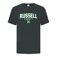 RUSSELL COUNTY ATC1000 ADULT UNISEX TSHIRT (DARK GREEN)