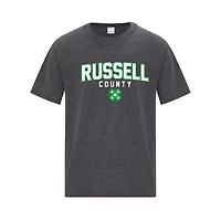 RUSSELL COUNTY ATC1000Y YOUTH TSHIRT (DARK HEATHER GREY)