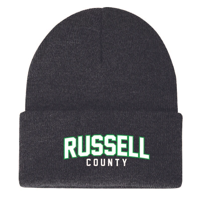 RUSSELL COUNTY C100 KNIT TOQUE (BLACK HEATHER)
