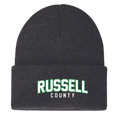 RUSSELL COUNTY C100 KNIT TOQUE (BLACK HEATHER)