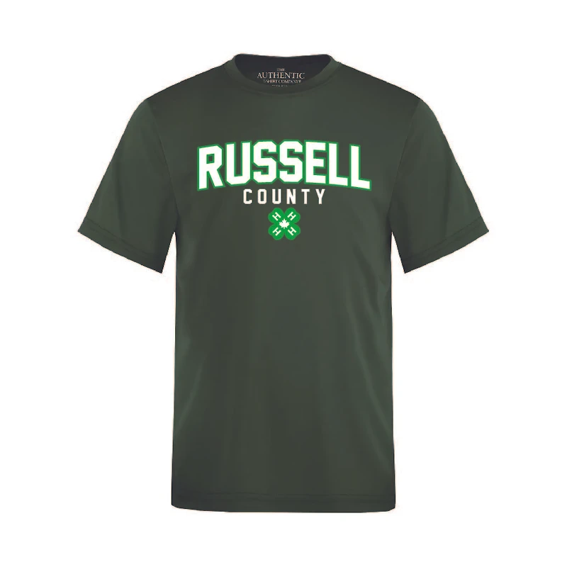 RUSSELL COUNTY ATC Y350 YOUTH PRO TEAM TSHIRT (FOREST GREEN)