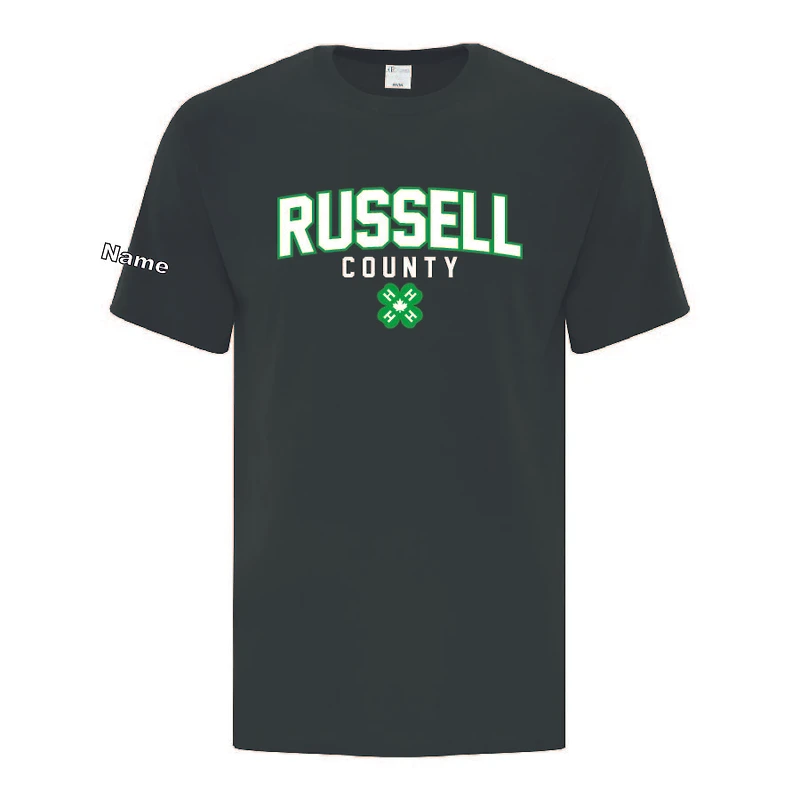 RUSSELL COUNTY ATC1000 ADULT UNISEX TSHIRT (DARK GREEN)