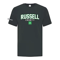 RUSSELL COUNTY ATC1000 ADULT UNISEX TSHIRT (DARK GREEN)