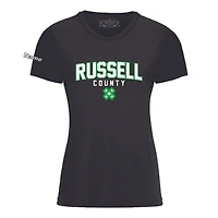 RUSSELL COUNTY ATC L350 ADULT LADIES PRO TEAM TSHIRT (BLACK)
