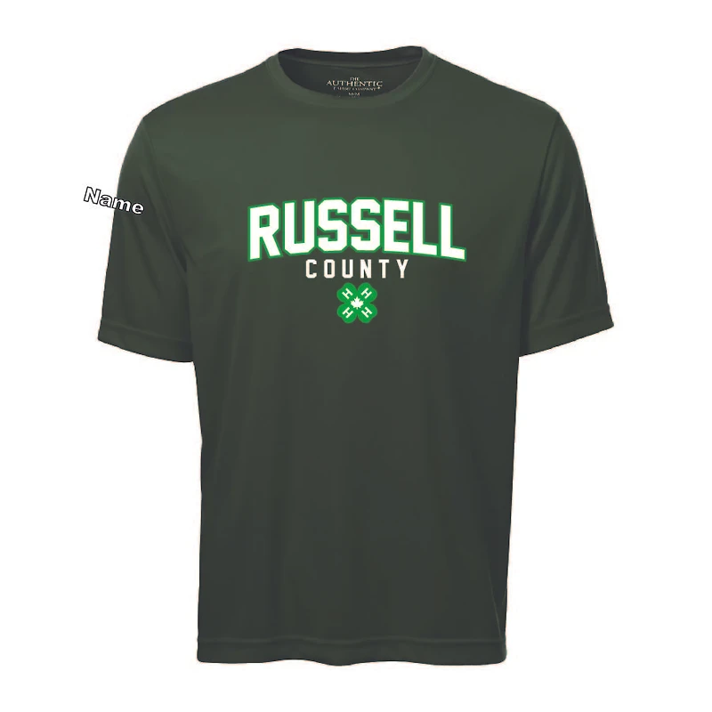 RUSSELL COUNTY ATC S350 ADULT PRO TEAM TSHIRT (FOREST GREEN)
