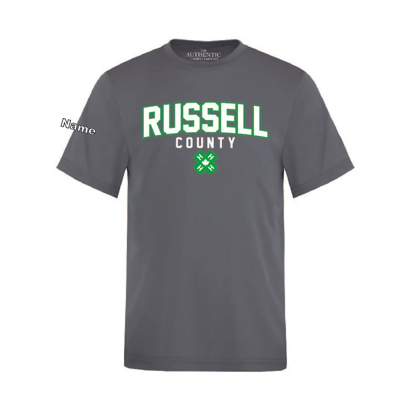 RUSSELL COUNTY ATC Y350 YOUTH PRO TEAM TSHIRT (COAL GREY)