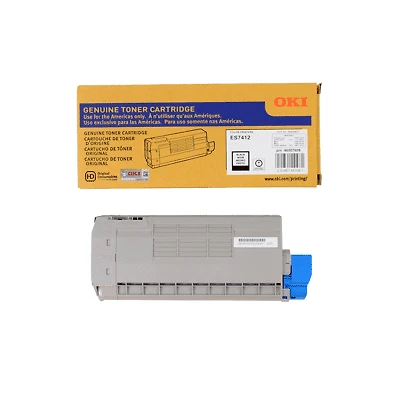 ~Brand New Original Okidata 46507608 Black Laser Toner Cartridge
