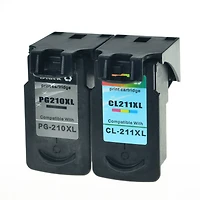 CANON PG-210XL / CL-211XL High Yield INK / INKJET Cartridge Combo