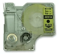 DYMO Label Tape Black on Yellow