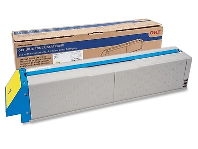 ~Brand New Original Okidata 45536438 Yellow Laser Toner Cartridge