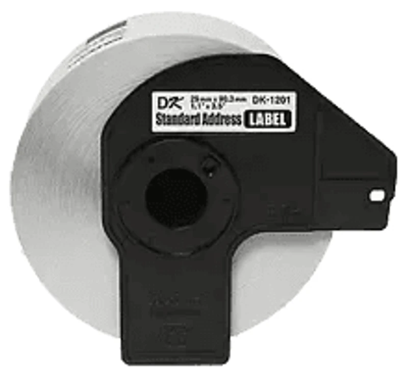 Brother DK-1201 – Standard Address Paper Labels (400 labels) – 1.1″ x 3.5″ (29 mm x 90.3 mm) – With Cartridge