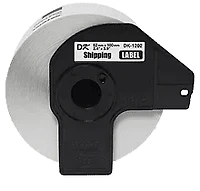 Brother DK-1202 – White Shipping Paper Labels (300 Labels) – 2.4″ x 3.9″ (62 mm x 100 mm) – With Cartridge