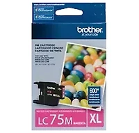 Brand New Original Brother LC-75M Ink / Inkjet Cartridge High Yield - Magenta