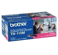 Brand New Original Brother TN-115M Laser Toner Cartridge - High Yield - Magenta