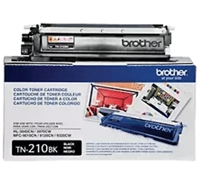 Brand New Original Brother TN-210BK Laser Toner Cartridge - Black
