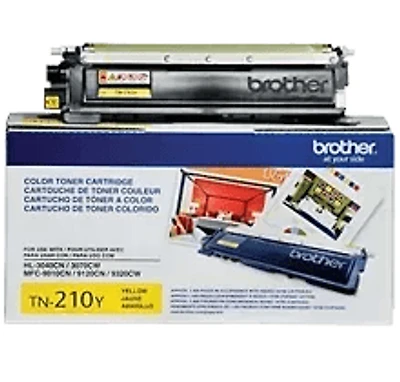 Brand New Original Brother TN-210Y Laser Toner Cartridge - Yellow