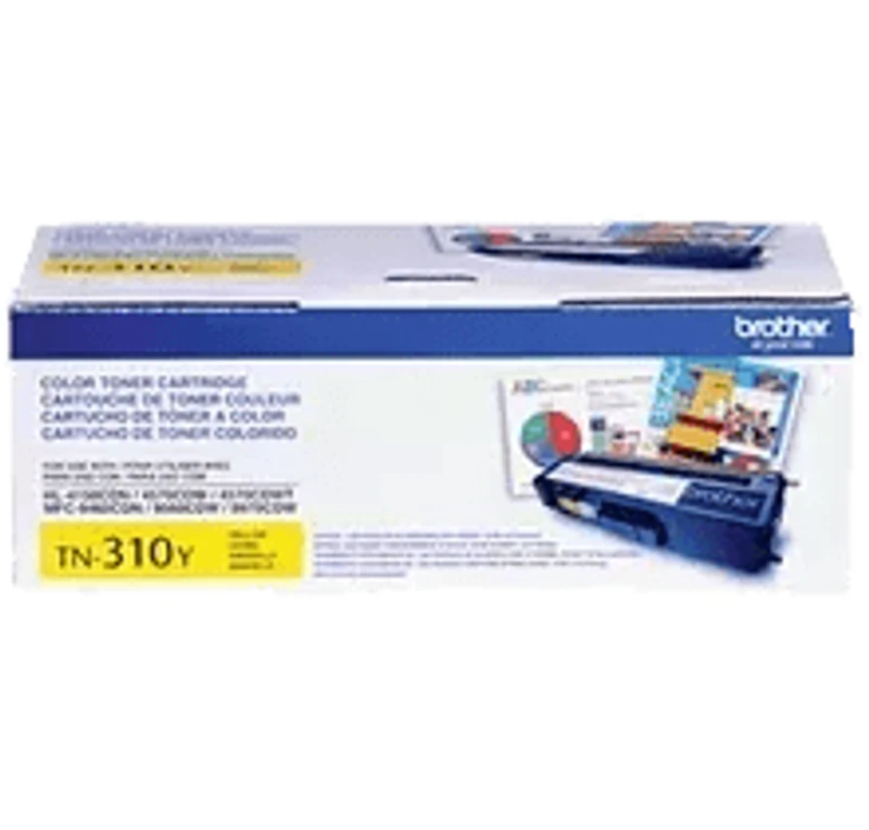 Brand New Original Brother TN-310Y Laser Toner Cartridge – Yellow