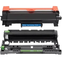 Brother TN-760 / DR-730 Combo Pack – Laser Toner Cartridge and Drum Unit – High Yield Toner Without Chip