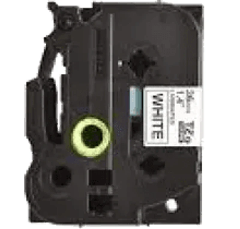 Brother TZE-261 - Black on White Laminated Tape for P-touch Label Makers - 36 mm wide x 8 m long