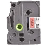 Brother TZE-431 – Black on Red Laminated Tape for P-touch Label Makers – 12 mm wide x 8 m long