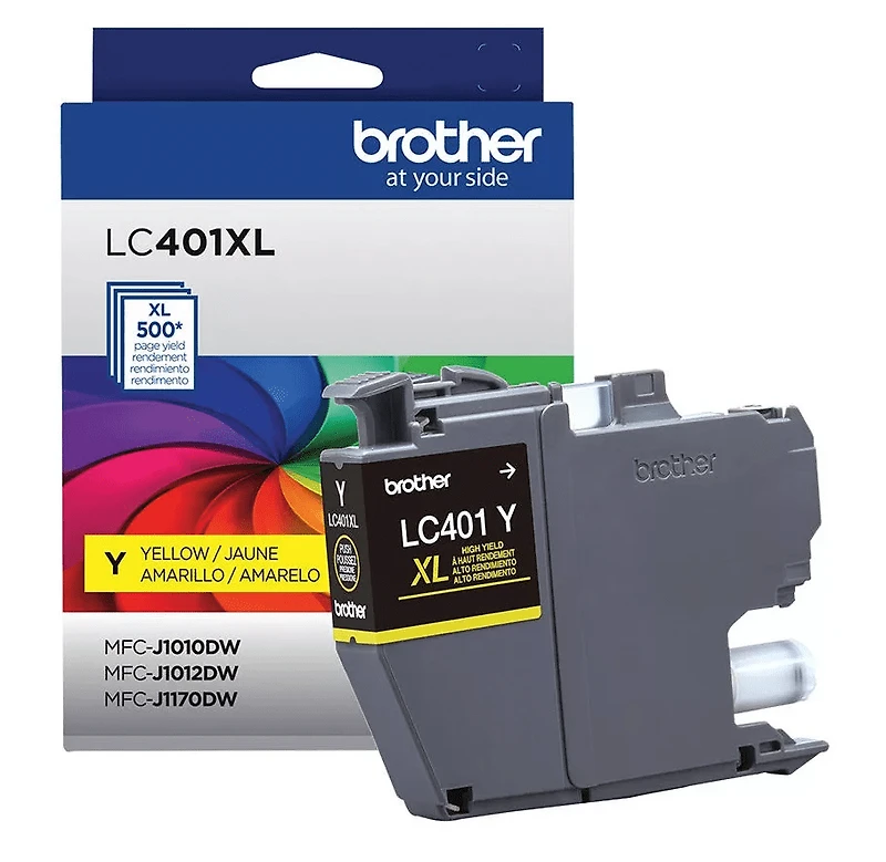 ~Brand New Original Brother LC401XLY Yellow Ink / Inkjet Cartridge