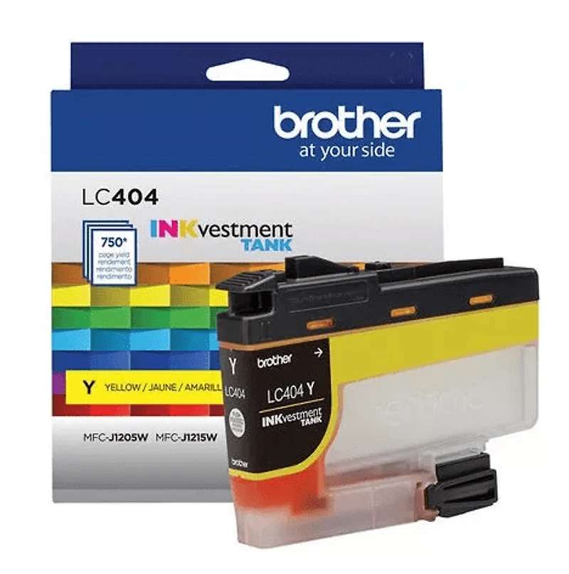 ~Brand New Original Brother LC404Y Yellow Ink / Inkjet Cartridge