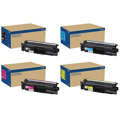 ~Brand New Original Brother TN815 Ultra High Yield Black Cyan Magenta Yellow Laser Toner Cartridge Set