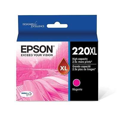 ~Brand New Original Epson T220XL320 High Yield Magenta Ink / Inkjet Cartridge