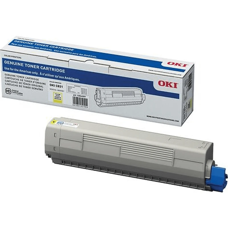 Brand New Original Okidata Yellow Laser Toner Cartridge
