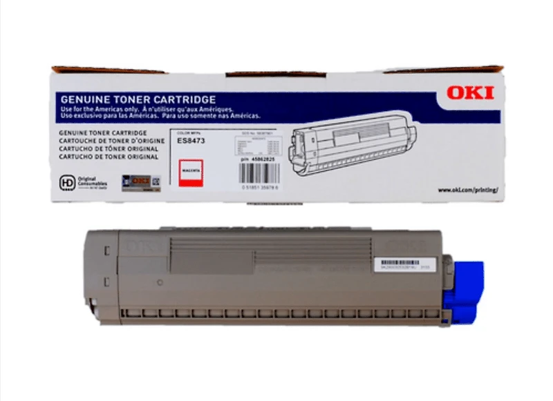 ~Brand New Original Okidata 45862825 Magenta Laser Toner Cartridge