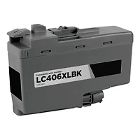 Brother LC406XLBK Black High Yield Ink / Inkjet Cartridge