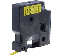 DYMO 43618 Label Tape Black on Yellow
