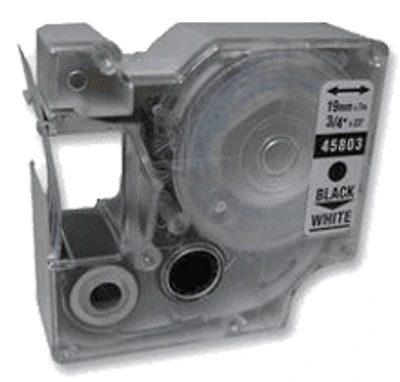 DYMO 45803 Label Tape Black on White