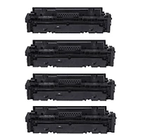 Canon 055 Laser Toner Cartridge Set Black Cyan Magenta Yellow No Chip