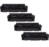 HP 414A Set (414A) Laser Toner Cartridge Set Black Cyan Magenta Yellow - With Chip