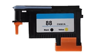 HP C9381A (88) Black Yellow Printhead