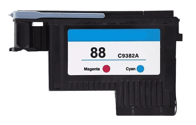 HP C9382A (88) Cyan Magenta Printhead
