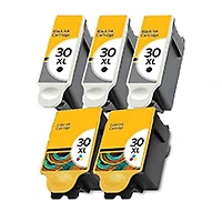 KODAK (30XL) 5 Pack 30XL INK / INKJET Cartridge COMBO Black x3 + Tri-Color x2