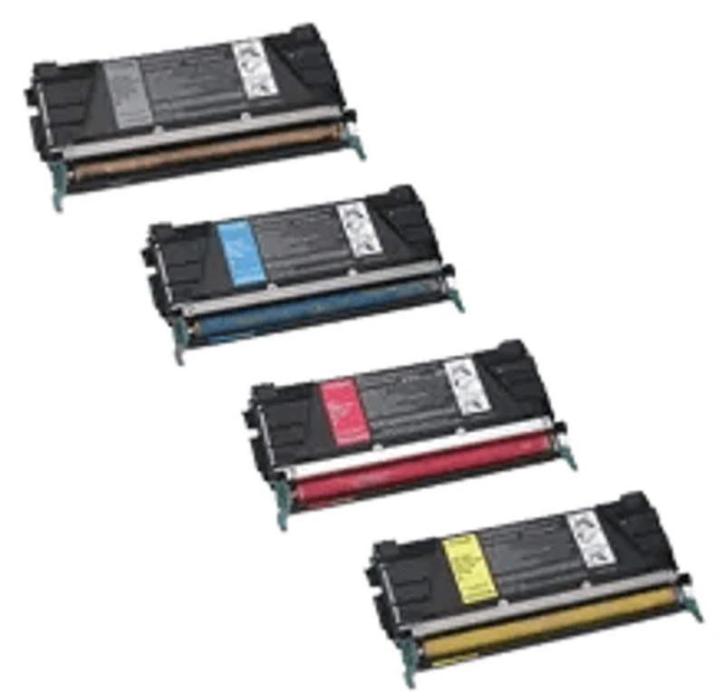 LEXMARK C5242 Laser Toner High Yield SET Black Cyan Magenta Yellow