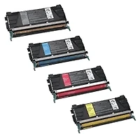 LEXMARK C5242 Laser Toner High Yield SET Black Cyan Magenta Yellow