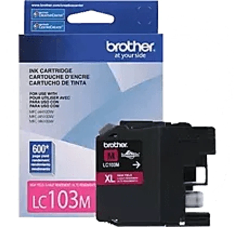 Brand New Original Brother LC-103M Ink / Inkjet Cartridge High Yield - Magenta