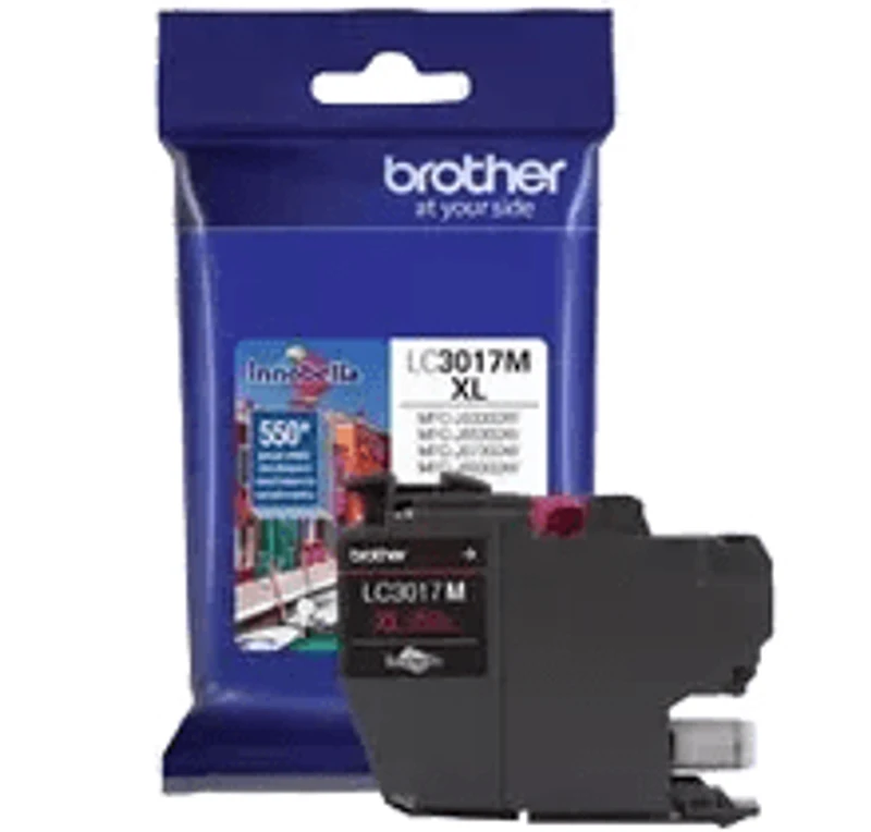 Brand New Original Brother LC-3017M Ink / Inkjet Cartridge High Yield - Magenta